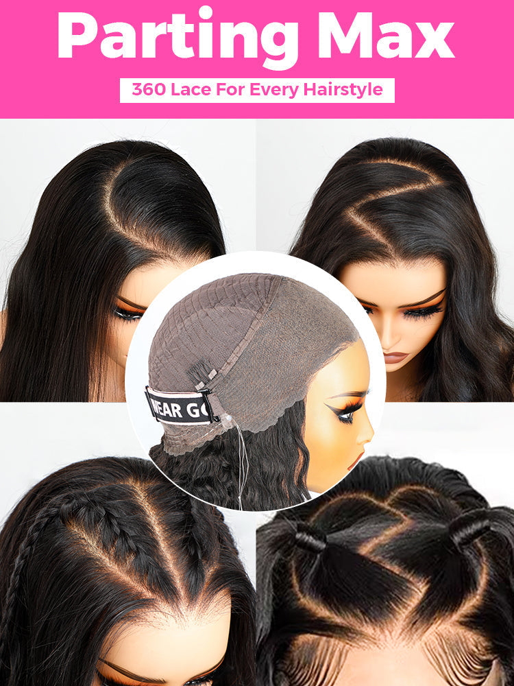 CurlyMe 360 Lace Wear Go Highlight Kinky Curly Hair Glueless Wigs Pre-Plucked Lace Front Wig