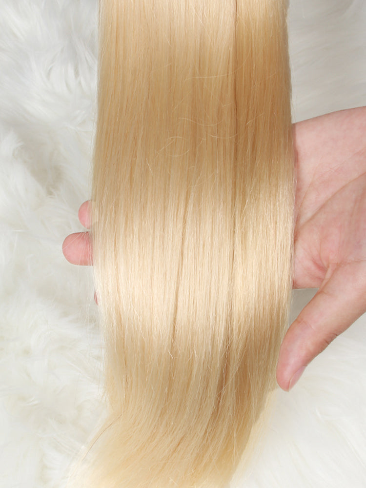 613 Blonde Color Straight Virgin Hair Bundles Deal 1/3/4Pcs