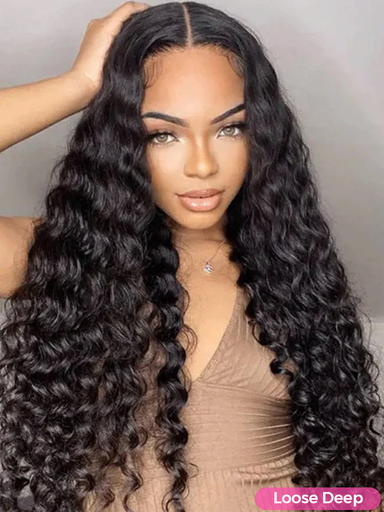 CurlyMe M-cap Wear Go Pre-everything 9x6 HD Lace Front Wig Pre-plucked