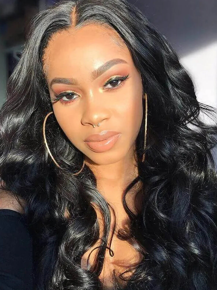 CurlyMe Pre-bleached Ocean Wave Hair Wear Go Glueless Wig Pre-cut HD Lace Pre-plucked