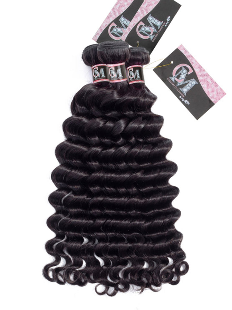 Loose Deep Wave Bundles 1/3/4Pcs Natural Color Hair Extensions