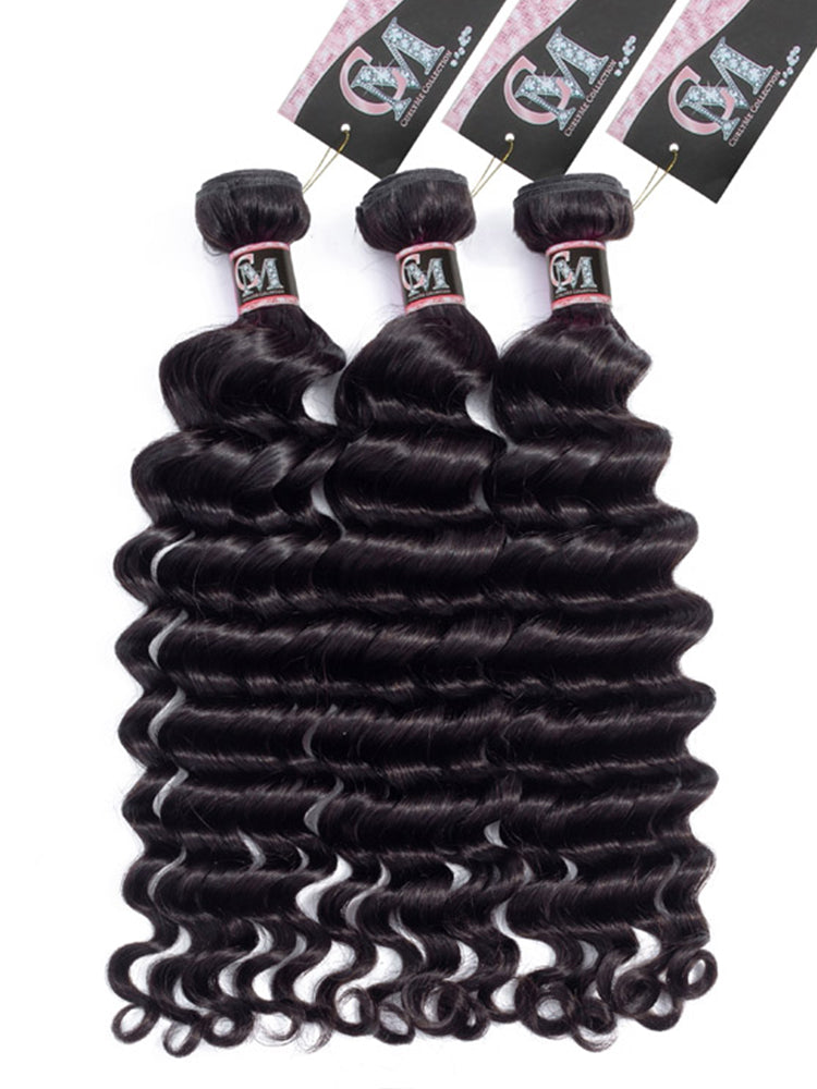 Loose Deep Wave Bundles 1/3/4Pcs Natural Color Hair Extensions