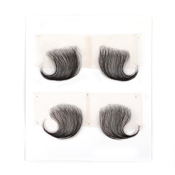 CurlyMe Natural Baby Hair 4 Pcs/Pack Edge Reusable HD Lace Stripes Human Hair
