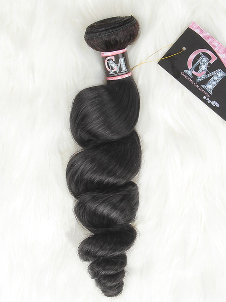 Loose Wave Bundles 1/3/4Pcs Natural Black Hair Extensions
