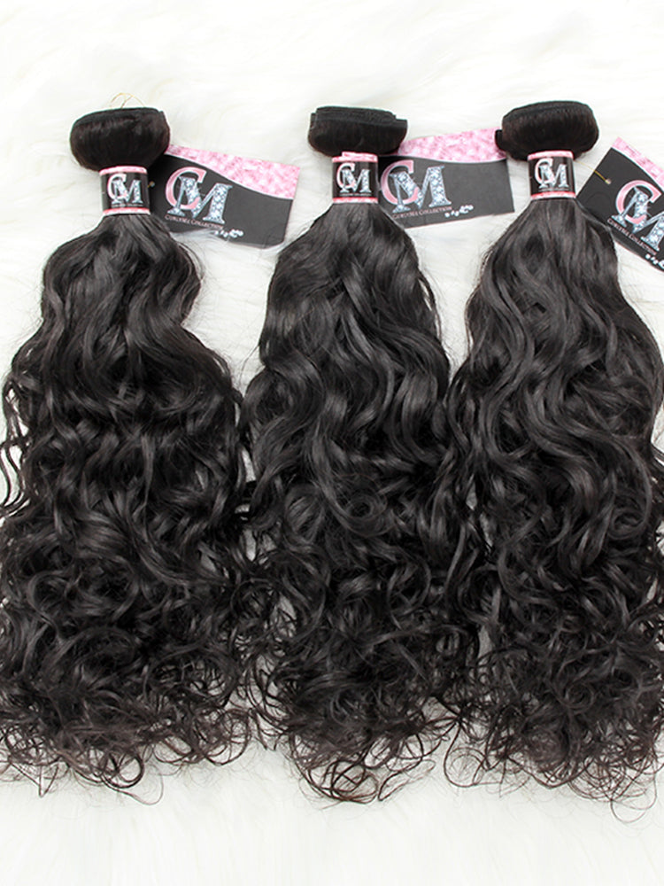 Natural Wave Virgin Hair Bundles 1/3/4Pcs Black Hair Extensions