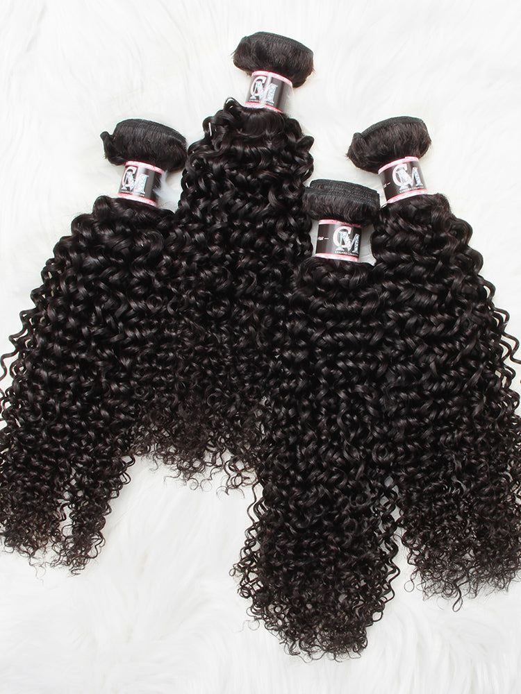 Kinky Curly Natural Black Hair Bundles 1/3/4Pcs | Hair Extensions