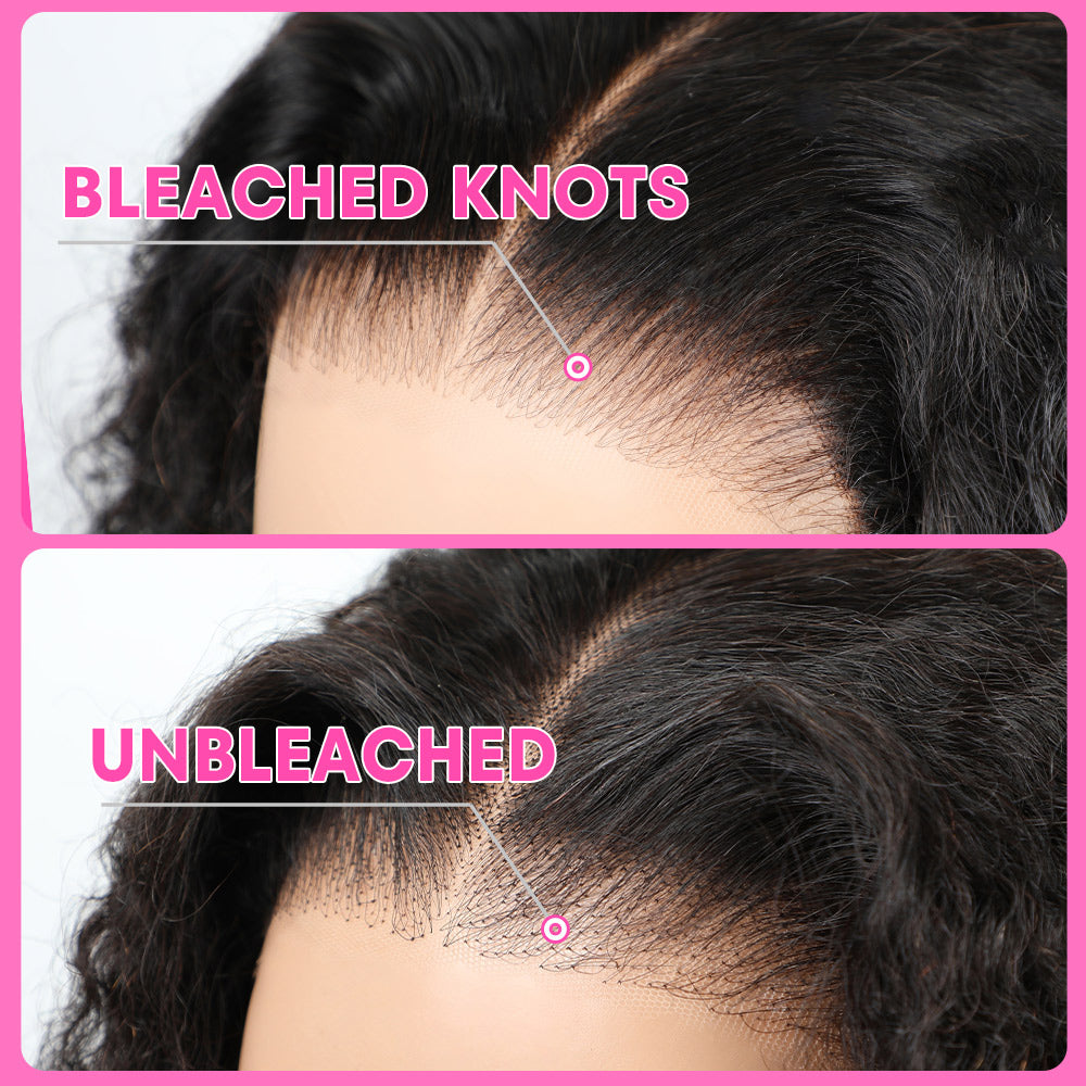 CurlyMe Wear Go Pre-bleached Afro Kinky Curly Glueless Wig Pre-cut HD Lace Pre-plucked